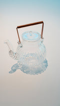Glass Floral Tea Pot