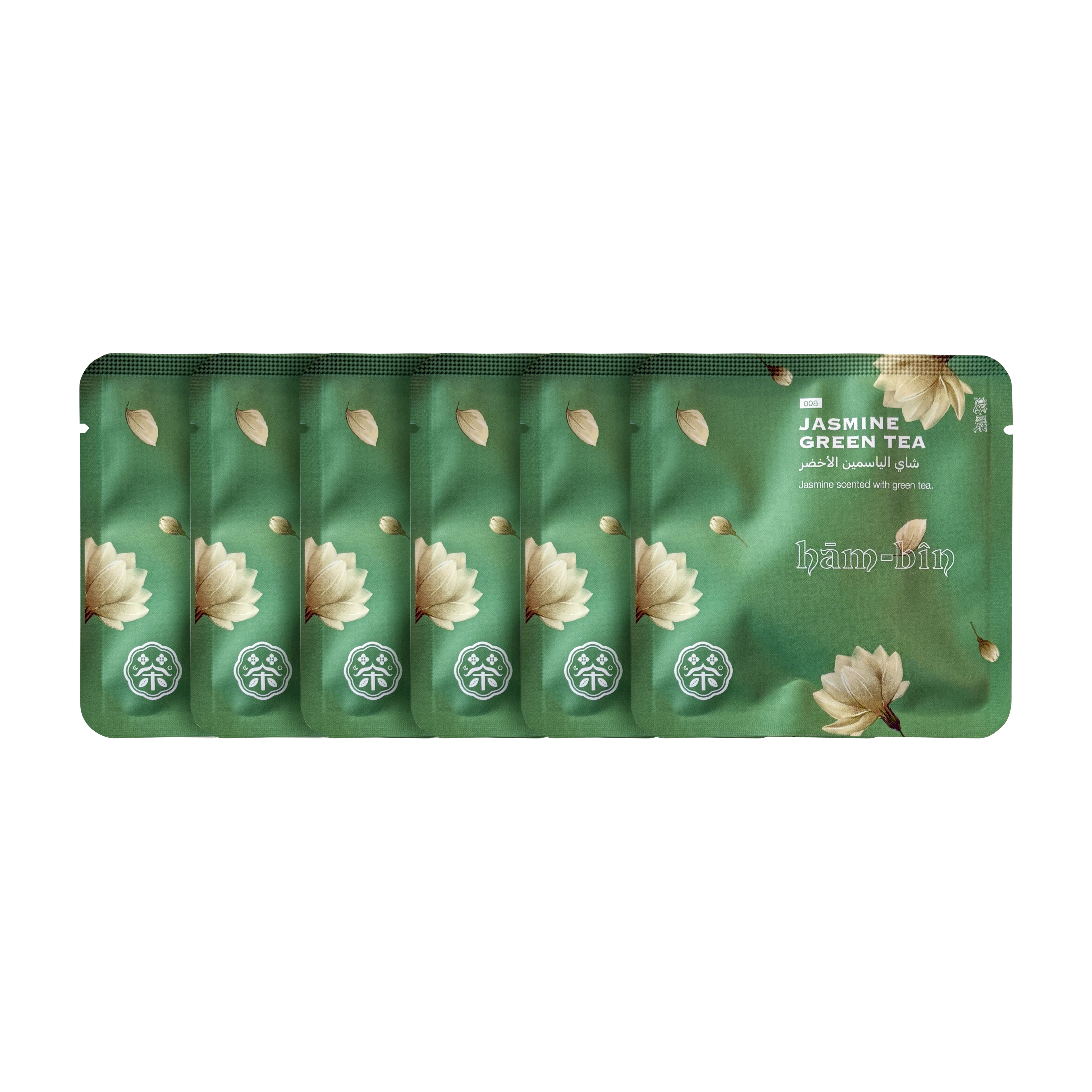 Jasmine Green Tea Silk Tea Bag - 50pcs