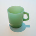 Creamy Jade Glass Mug