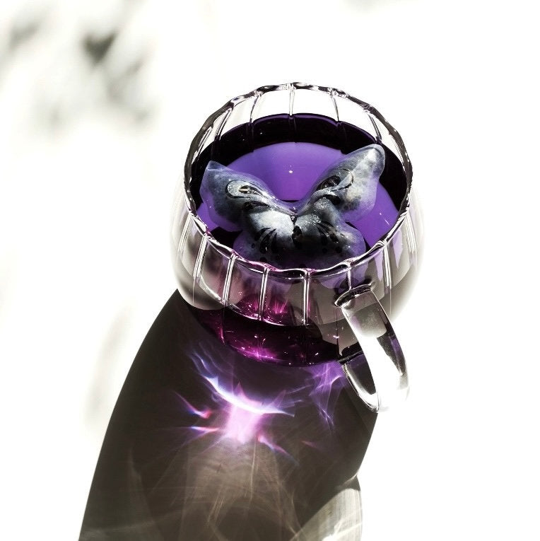 Chrysanthemum Glass Mug