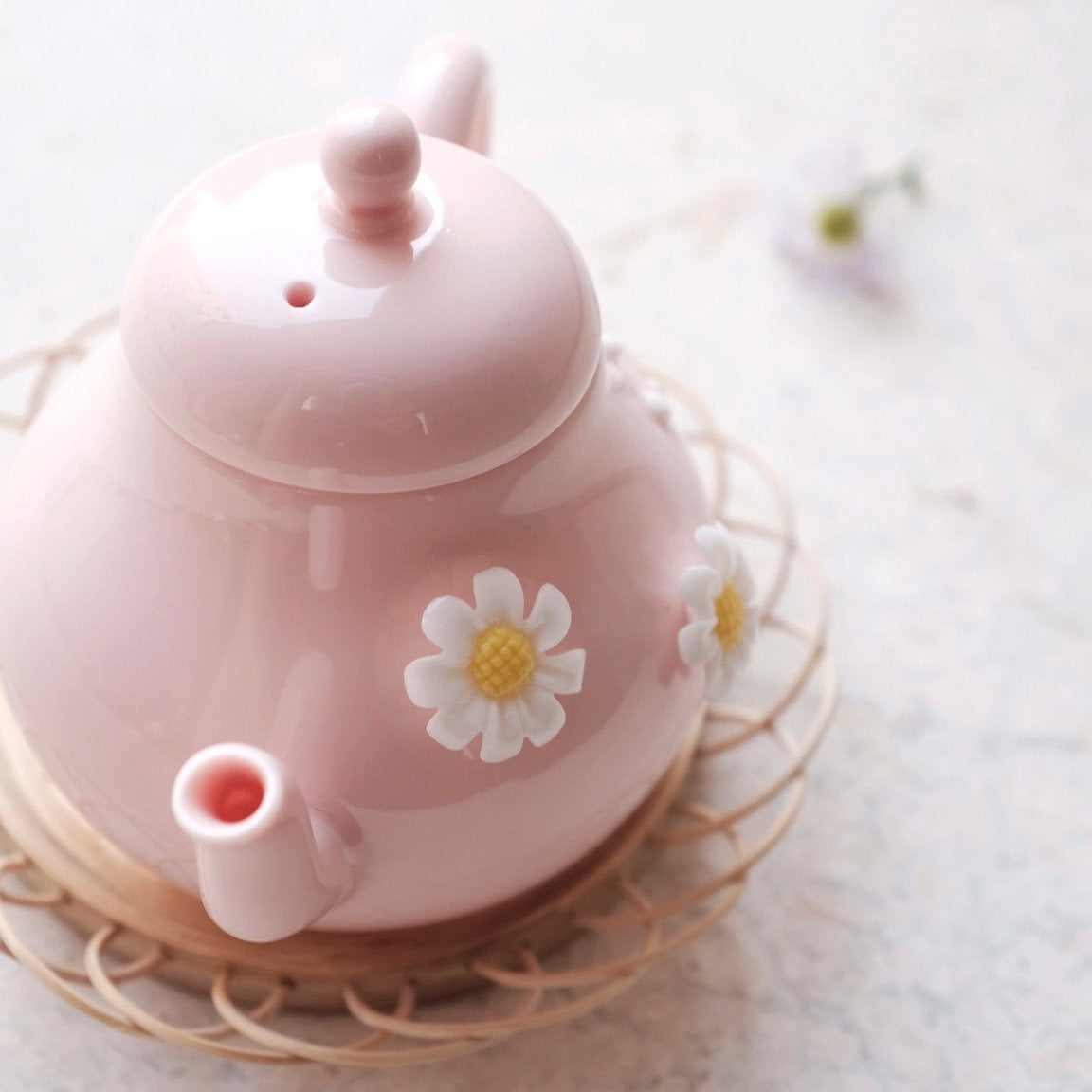 Barbie Pink Chamomiles/Jasmines Mini Tea Pot